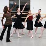 Melanie Atkins, Children?s Ballet Mistress for Boston Ballet, working with young dancers at a rehearsal for ?The Nut-cracker.?