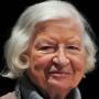 P. D. James on stage during a reading of her book ?Death Comes to Pemberley? in 2013.