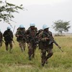 Soldiers from the United Nations intervention brigade in Virunga National Park in the Democratic Republic of Congo in 2013. 