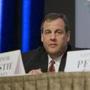 New Jersey Governor Chris Christie vetoed a bill Friday opposing the use of small gestation crates for pregnant pigs. 