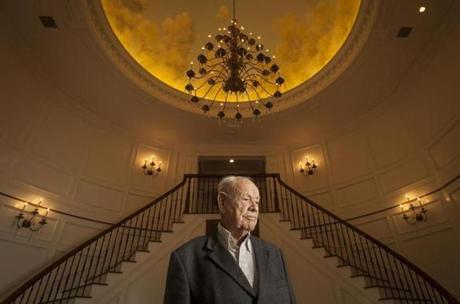 Prestley Blake stood in the foyer area of his $7.5 million replica of Thomas Jefferson?s Monticello. 
