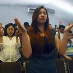 Dozens of families attended Mawar Sharon Church in Surabaya, Indonesia, on Sunday. More than a quarter of the 162 people on board Flight 8501 were members of the church.