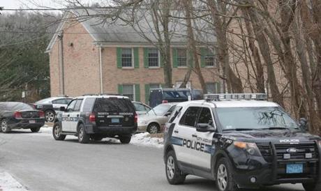 Police were at the scene of the deaths in North Andover.
