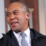 Deval Patrick exited the State House on his last full day as governor.