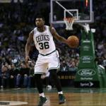 The Celtics have been impressed with the leadership skills shown by rookie guard Marcus Smart. (AP Photo/Charles Krupa)