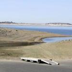 The edge of Folsom Lake near Folsom, Calif., during a drought in October.
