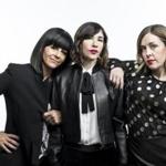 From left: Janet Weiss, Carrie Brownstein, and Corin Tucker of Sleater-Kinney.