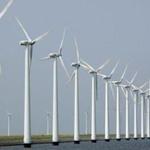 Wind turbines in Dronten, the Netherlands.
