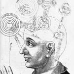 The Fludd diagram, which dates to 1619, is based on the pre-Keplerian visual model in which external objects in the ?sensible world? are ?pictured? in the imagination, which occupies the front ventricles of the brain. 
