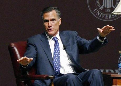 Mitt Romney jumped back into the presidential discussion on Jan. 10.
