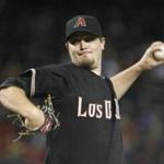 PHOENIX, AZ - SEPTEMBER 27: Starting pitcher Wade Miley #36 of the Arizona Diamondbacks delivers a pitch against the St Louis Cardinals during the first inning of a MLB game at Chase Field on September 27, 2014 in Phoenix, Arizona. (Photo by Ralph Freso/Getty Images)