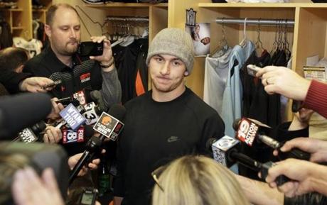 Browns quarterback Johnny Manziel announced the day after the Super Bowl that he was in rehab.
