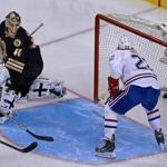 02/08/15: Boston, MA: Montreal's Dale Weise has Bruins goalie Tuukka Rask beat by a long way as he scores the first goal of the game early in the second period. The Boston Bruins hosted the Montreal Canadiens in a regular season NHL game at the TD Garden. (Globe Staff Photo/Jim Davis) section:sports topic: Bruins-Canadiens (1)