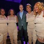 EF Education First CEO Edward Hult backstage with the Pointer Sisters.