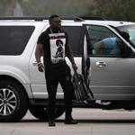 Fort Myers, FL - 02/24/15 - A lean trim looking Boston Red Sox designated hitter David Ortiz arrived at camp early this morning. Red Sox Spring Training. (Barry Chin/Globe Staff), Section: Sports, Reporter: Peter Abraham, Topic: 25Red Sox, LOID: 8.0.2717390732. 