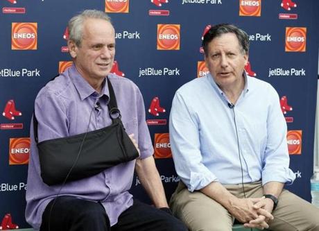 Larry Lucchino, left, and Chairman Thomas Werner.
