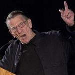Leonard Nimoy gave a lecture to more than 1,000 people at Boston University in May 2011.