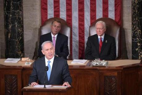 Israeli Prime Minister Benjamin Netanyahu addressed a joint session of Congress on Tuesday.
