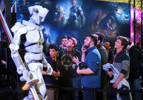 The PAX East gaming convention was held at the Boston Convention and Exhibition Center.
