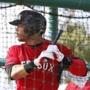Yoan Moncada practiced at spring training in Fort Myers Friday. 