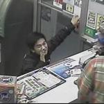 A video used as evidence in the Marathon bombing trial showed Dun Meng seeking safety at a Cambridge gas station.