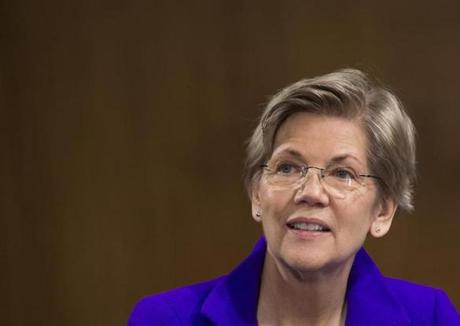 Senator Elizabeth Warren attended a Senate Banking, Housing, and Urban Affairs Committee hearing on Capitol Hill earlier this year. 
