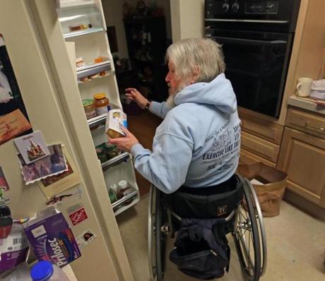 John ?Jack? Coakley, 65, of Boston had to prove twice that he qualified for $124 a month in food stamps, but still was cut off from benefits for three months.
