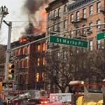 The explosion and ensuing fire at 121 Second Ave. destroyed that building and led to the collapse of an adjacent building, 123 Second Ave.