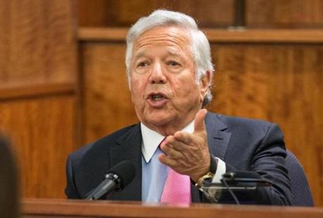 Robert Kraft?s testimony in during the high-profile murder trial was a jarring scene.
