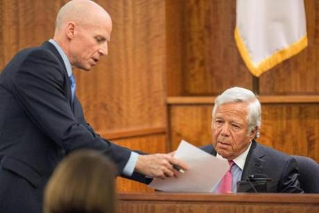 Robert Kraft?s testimony in during the high-profile murder trial was a jarring scene.

