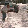 Residents dug out after the blizzard of 1997. 
