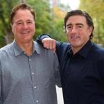 Boston Celtics co-owners Steve Pagliuca (left), and Wyc Grousbeck. Pagliuca, a former partner at Bain & Co. and current managing director of Bain Capital, said data analysis is at the heart of how the Celtics make key decisions.