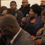 State Representative Gloria Fox (pictured) said the community must call on the state Legislature to allocate money in the new state budget to address issues of poverty, unemployment, and trauma.