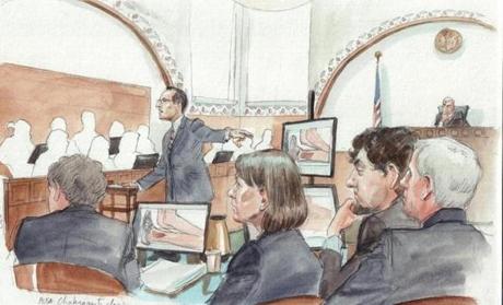 Aloke Chakravarty delivered the prosecution's closing argument in the trial of Dzhokhar Tsarnaev.
