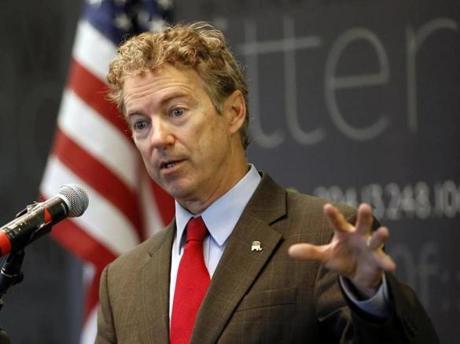 After his speech in Louisville, Senator Rand Paul was set to answer questions from voters on his Facebook page.
