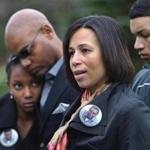 The family of D.J. Henry in 2011, after they formally filed a lawsuit against the police officer and his department. 