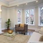 The living room of the Back Bay condo that sold recently for $7 million.