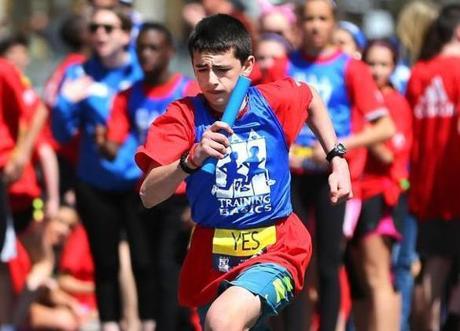 Henry Richard ran down Boylston Street in the YES relay team. His brother Martin was killed in the marathon bombing.
