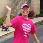 Julie Wade was joined by her daughter, Margaret, on her run home from her final chemotherapy treatment.