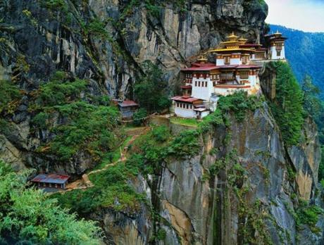 Himalaya, Tibet, Bhutan, Paro Taktsan, Taktsang Palphug Monastery (also known as The Tiger's Nest); Shutterstock ID 143634871; PO: 4/26 travel
