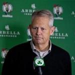 Danny Ainge spoke Thursday about the state of the Celtics after the 2014-15 season.