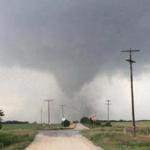 At least six buildings were damaged south of Cisco, which is about 100 miles west of Fort Worth, Texas.