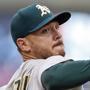 Scott Kazmir, who started against the Red Sox Monday night in Oakland, will become a free agent after the season.
