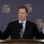 NFL Commissioner Roger Goodell spoke to reporters during the NFL's spring meetings in San Francisco on Wednesday.