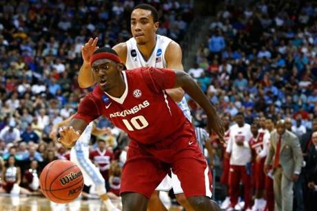 Arkansas forward Bobby Portis could be a good fit for the Celtics next season if he?s available in next month?s draft. (Photo by Kevin C. Cox/Getty Images)

