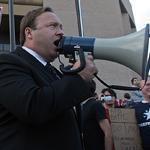 Talk radio host Alex Jones alerted his listeners in April to what he said was an invasion of Texas.
