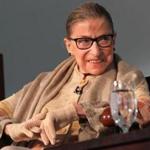 Ruth Bader Ginsburg was honored Friday at Harvard University for her work as a pioneer in gender equality.