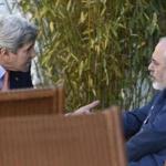 Secretary of State John F. Kerry talked with Iran?s foreign minister, Mohammad Javad Zarif, in Geneva on Saturday, the first high-level talks since a preliminary agreement in April.