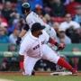 Red Sox third baseman Pablo Sandoval has been in a slump offensively and defensively.