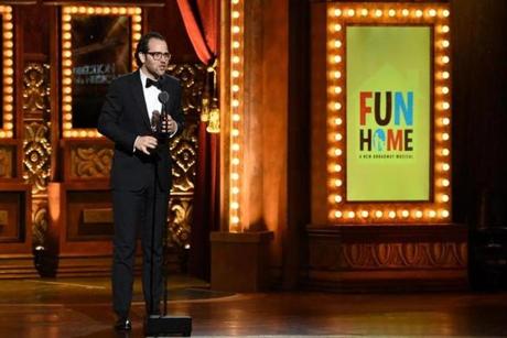 Director Sam Gold accepted the award for Best Direction of a Musical for ?Fun Home? at the Tony Awards on Sunday.
